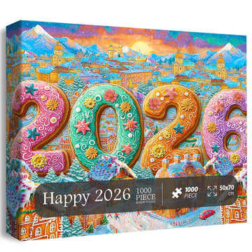 Feliz 2026 rompecabezas Puzzle 1000 piezas